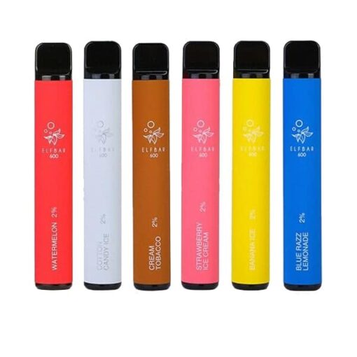 Elf Bar Disposable Vape (600 Puffs) - The Nicotine Store