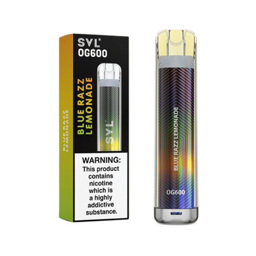Svl Og600 Disposable Vape 20Mg (600 Puff) - The Nicotine Store