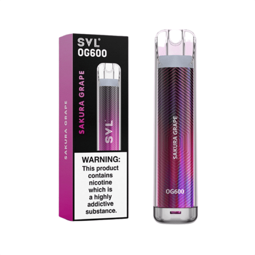 Svl Og600 Disposable Vape 20Mg (600 Puff) - The Nicotine Store